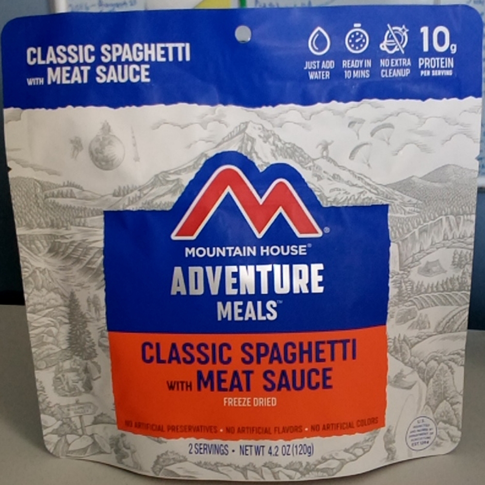 Freeze Dried Classic Spaghetti with Meat Sauce